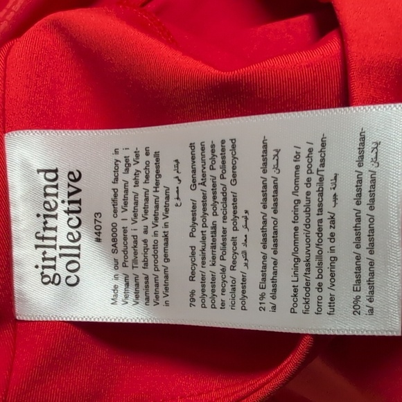 Girlfriend Collective Compressive Pocket Leggings Burnt Orange Size Small NWOT - Picture 5 of 7